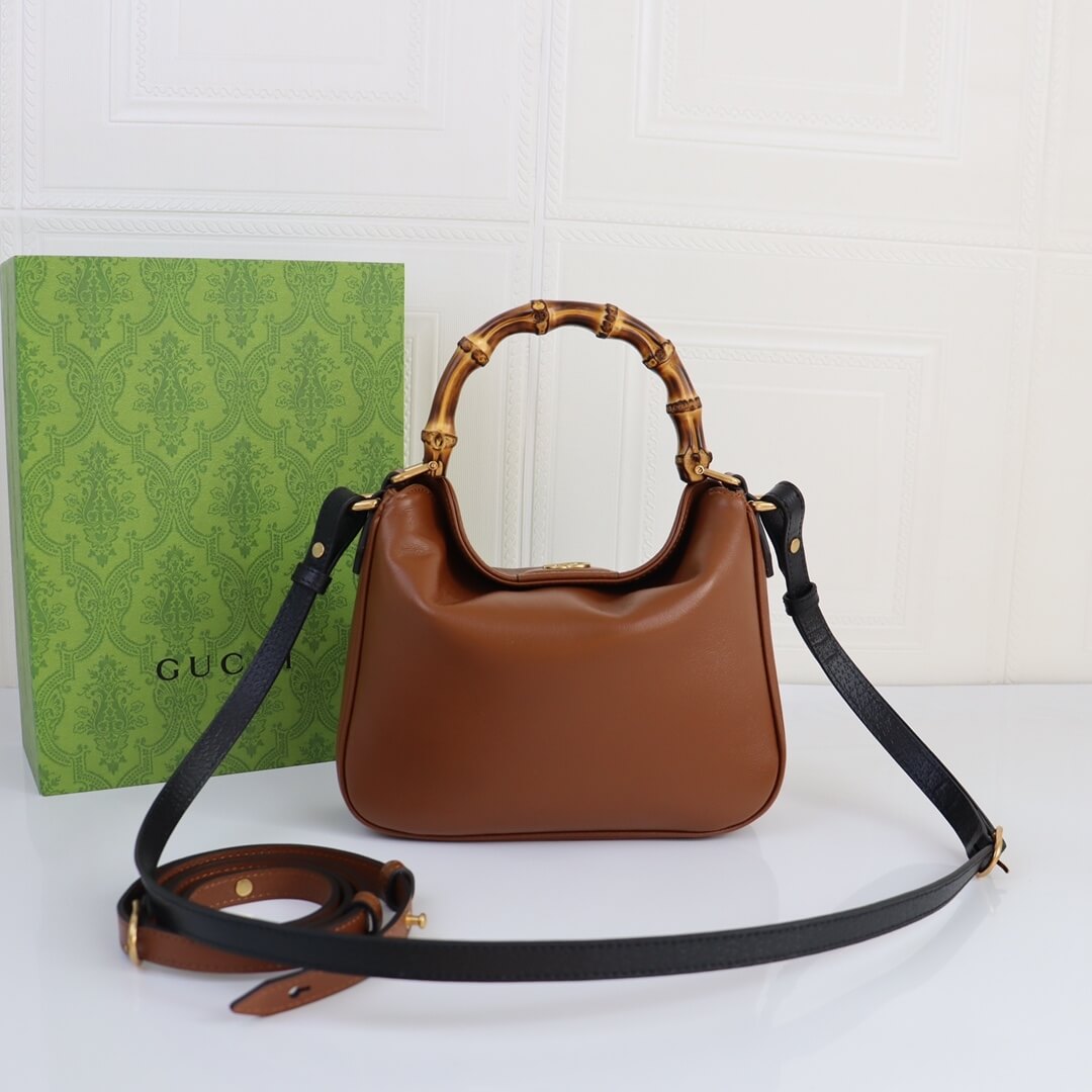 G*u*i diana bamboo small shoulder bag
