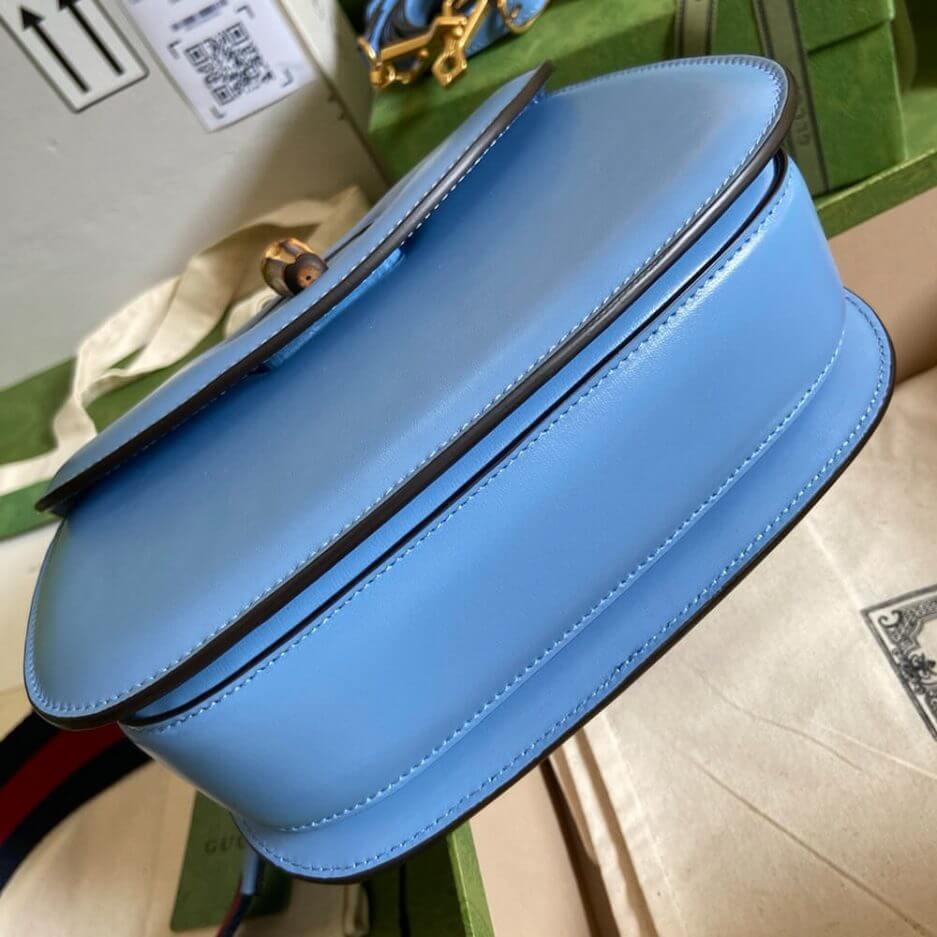G*u*i bamboo 1947 jumbo gg small top handle bag
