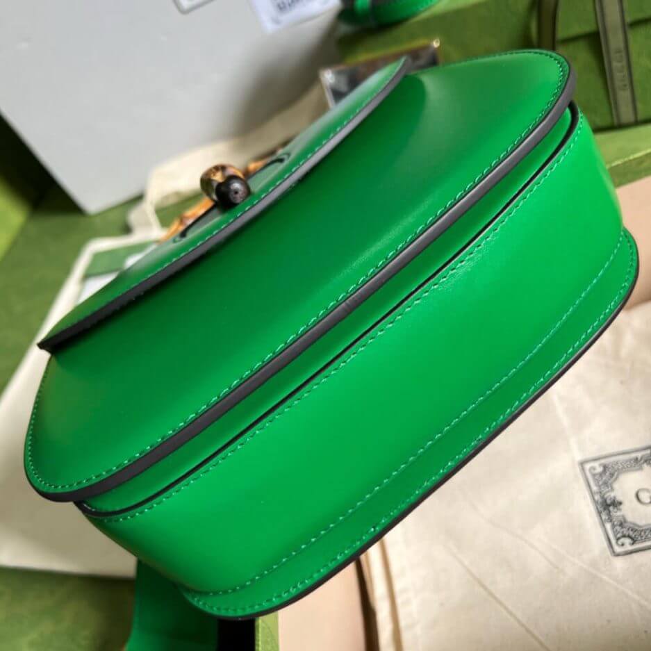 G*u*i bamboo 1947 jumbo gg small top handle bag