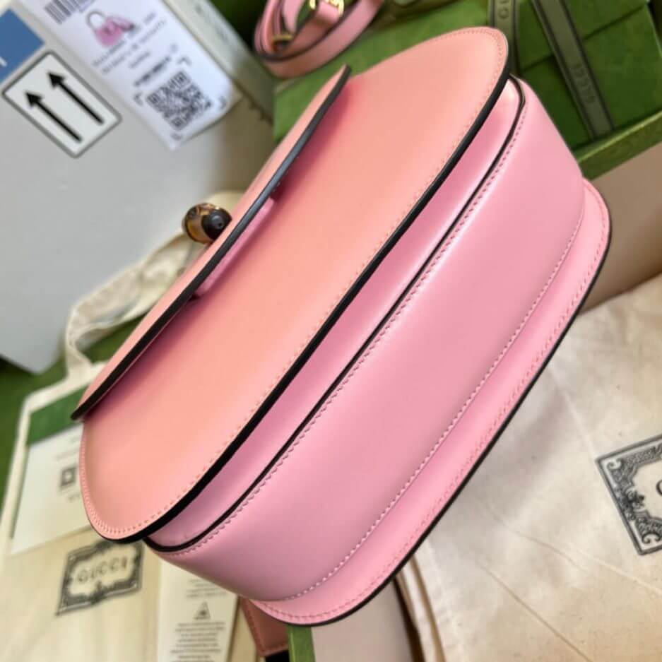 G*u*i bamboo 1947 jumbo gg small top handle bag