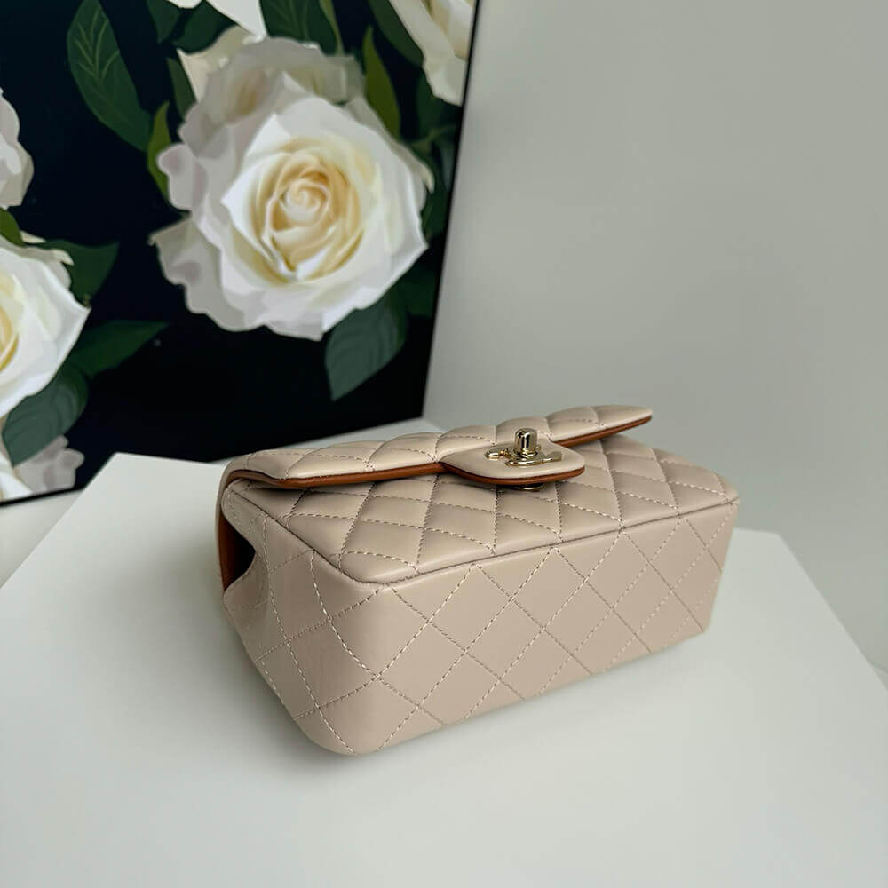 Ch*el mini classic handbag with top handle