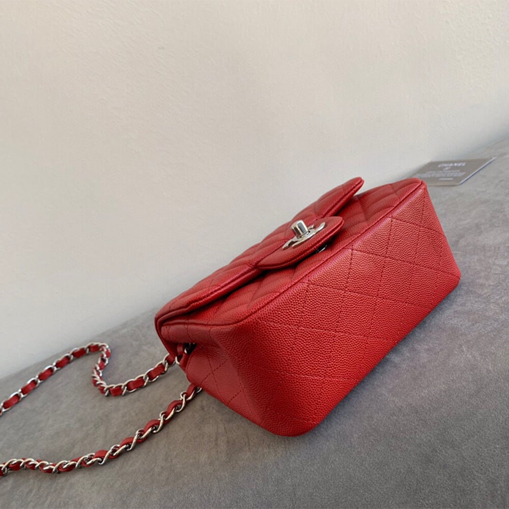 Ch*el mini flap bag(high-end grade)