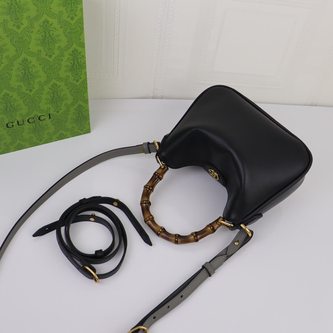 G*u*i diana bamboo small shoulder bag