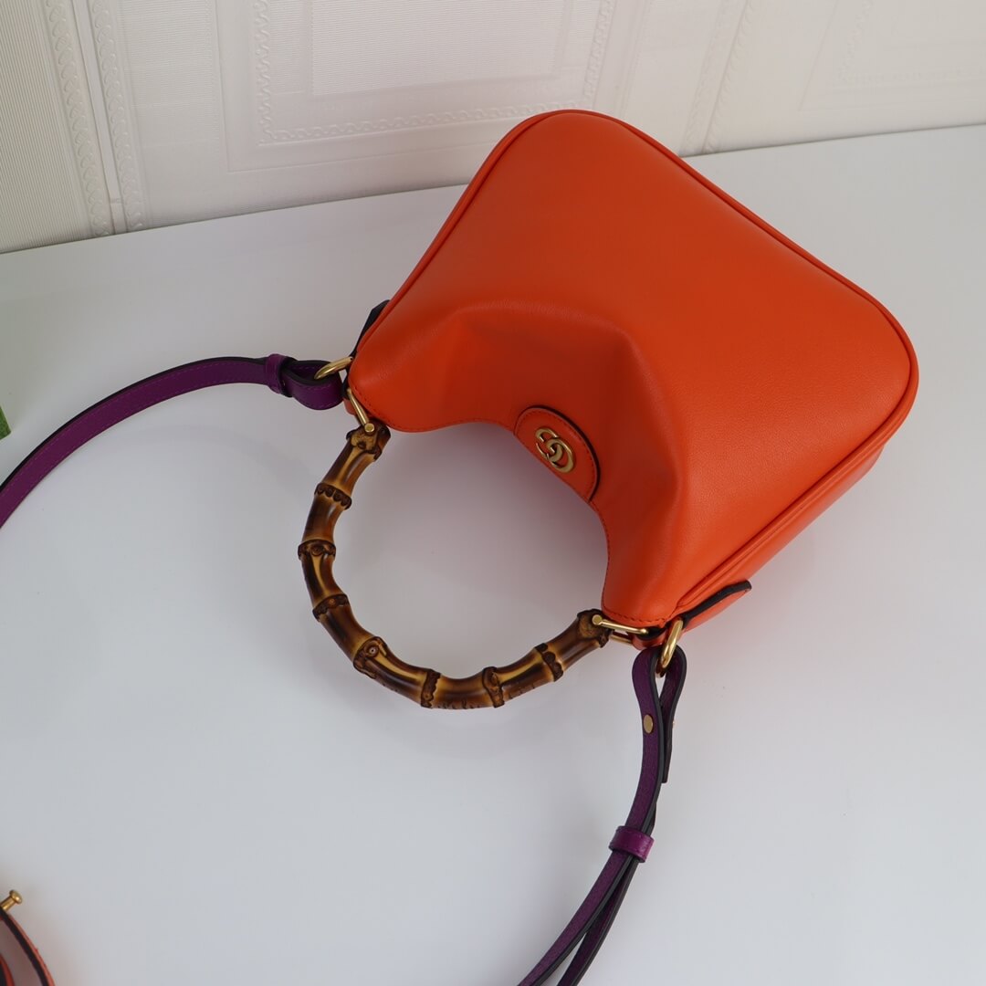 G*u*i diana bamboo small shoulder bag