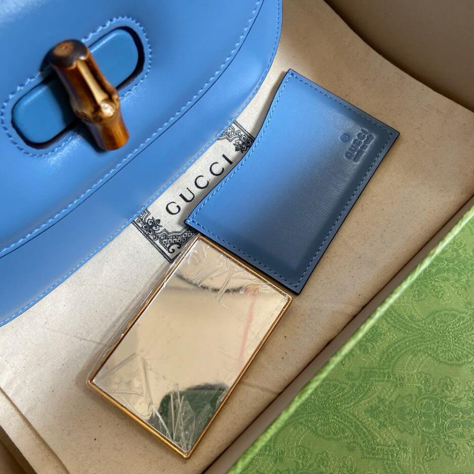 G*u*i bamboo 1947 jumbo gg small top handle bag