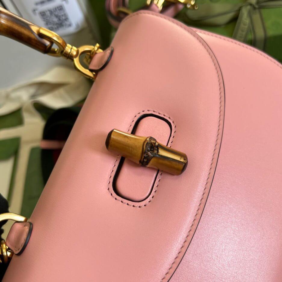 G*u*i bamboo 1947 jumbo gg small top handle bag