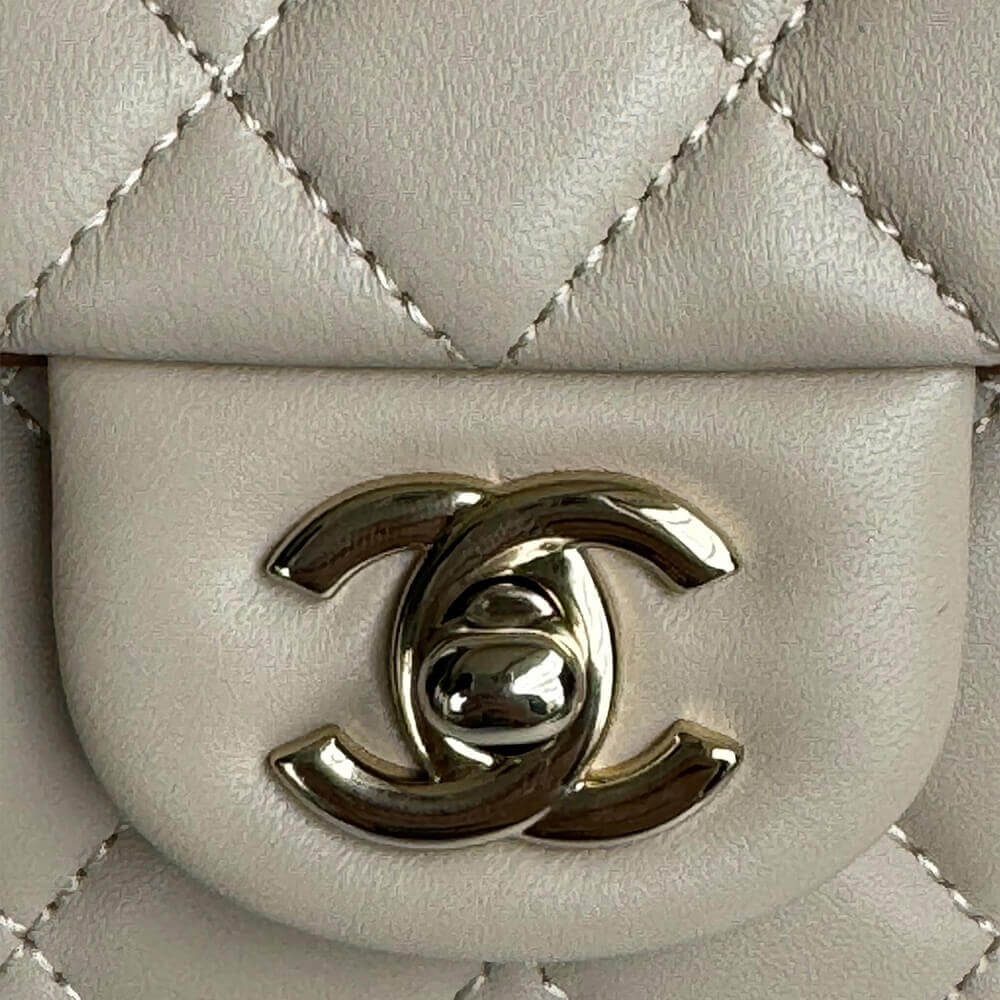 Ch*el mini classic handbag with top handle