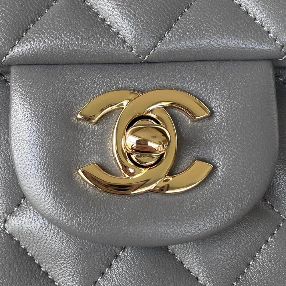 Ch*el mini classic handbag with top handle