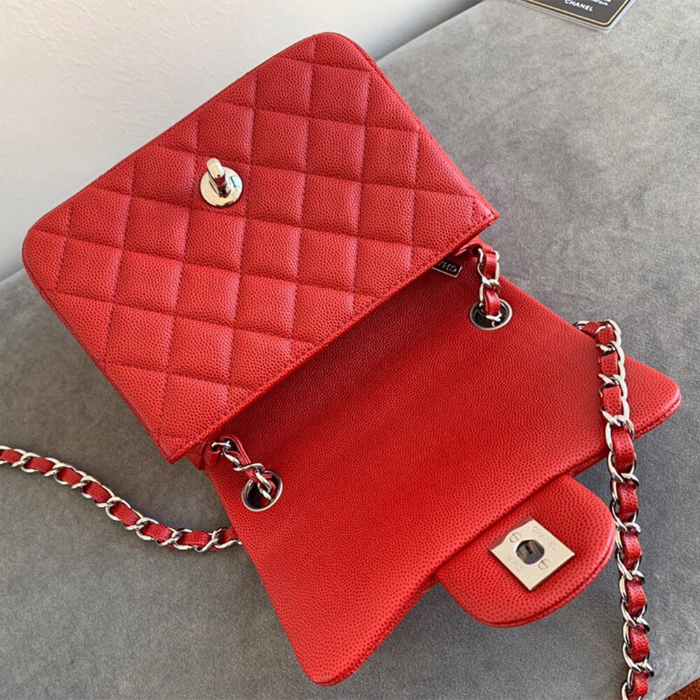 Ch*el mini flap bag(high-end grade)
