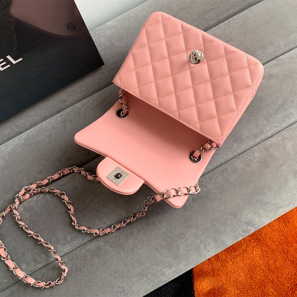 Ch*el mini flap bag(high-end grade)