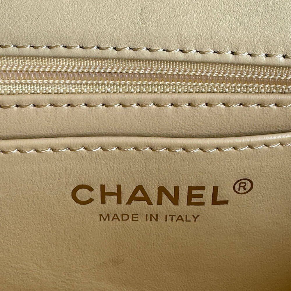 Ch*el mini classic handbag with top handle