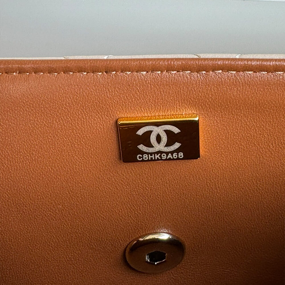 Ch*el mini classic handbag with top handle