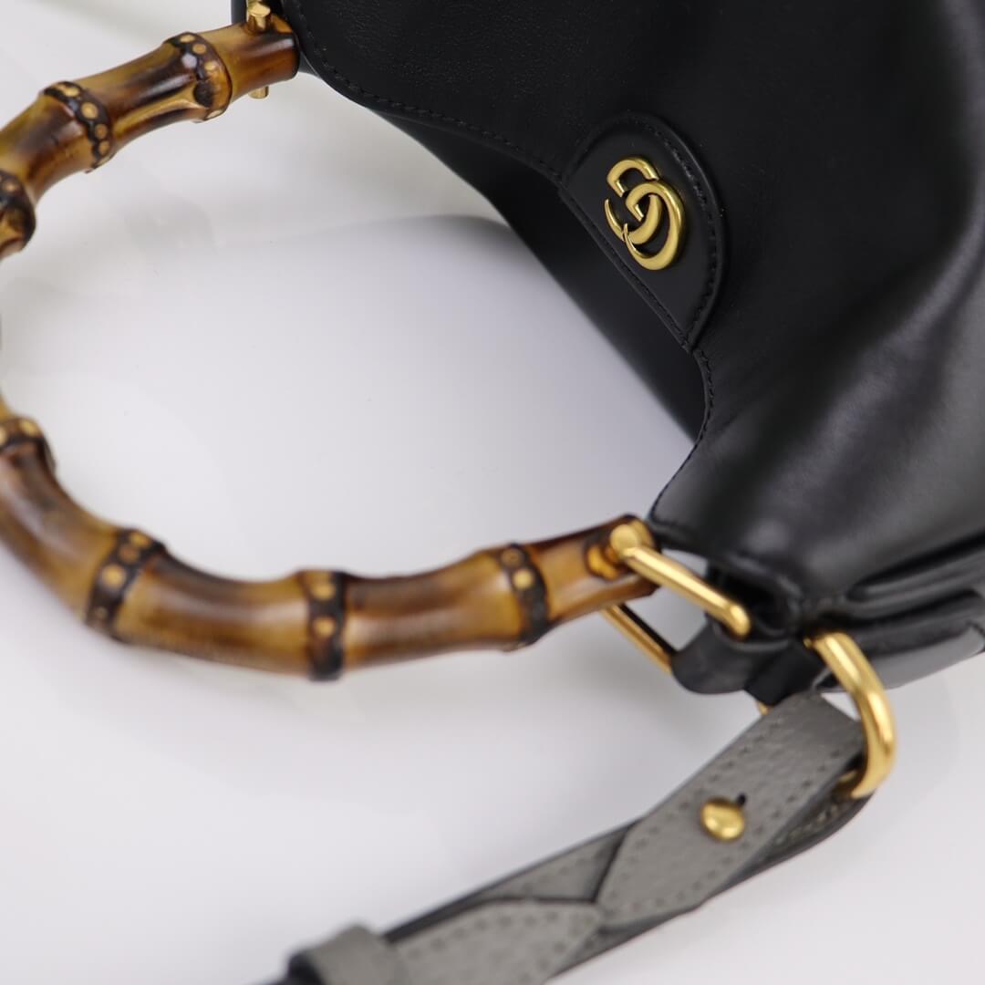 G*u*i diana bamboo small shoulder bag