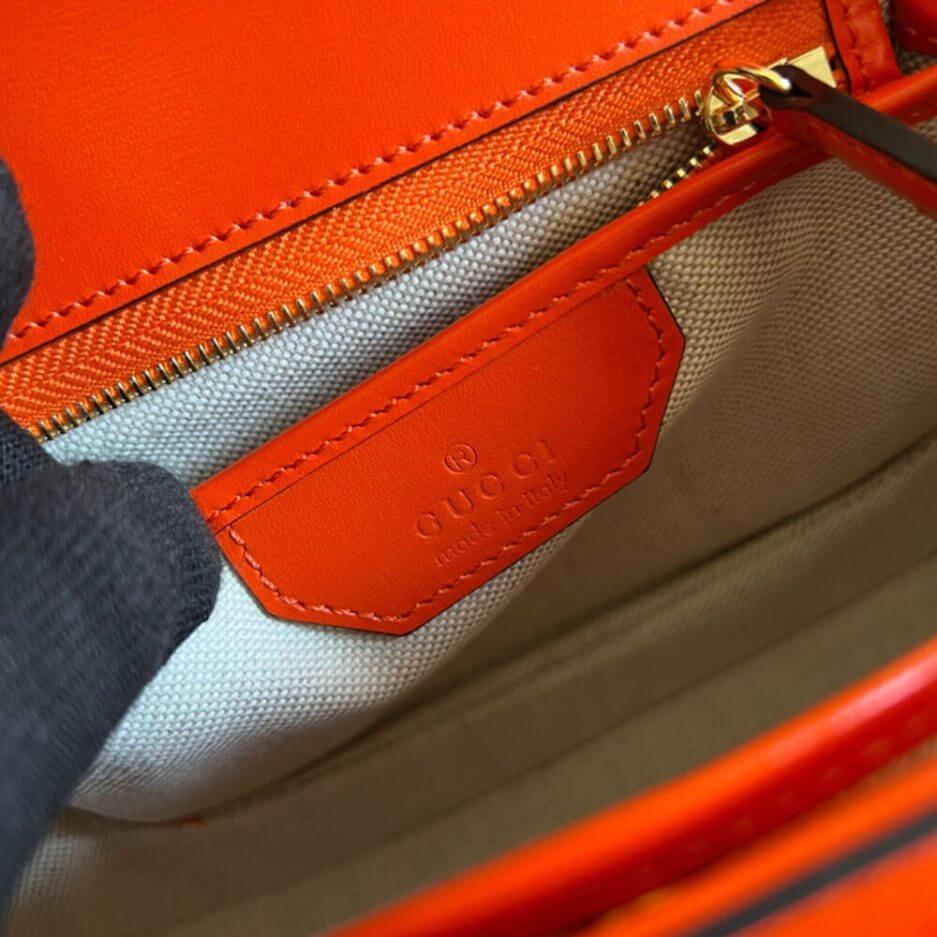 G*u*i bamboo 1947 jumbo gg small top handle bag