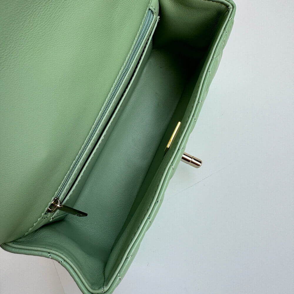 Ch*el mini classic handbag with top handle