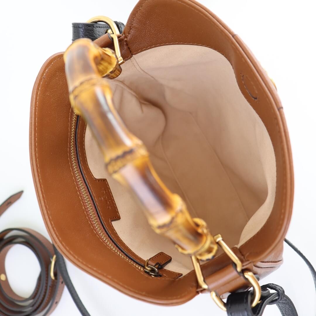 G*u*i diana bamboo small shoulder bag