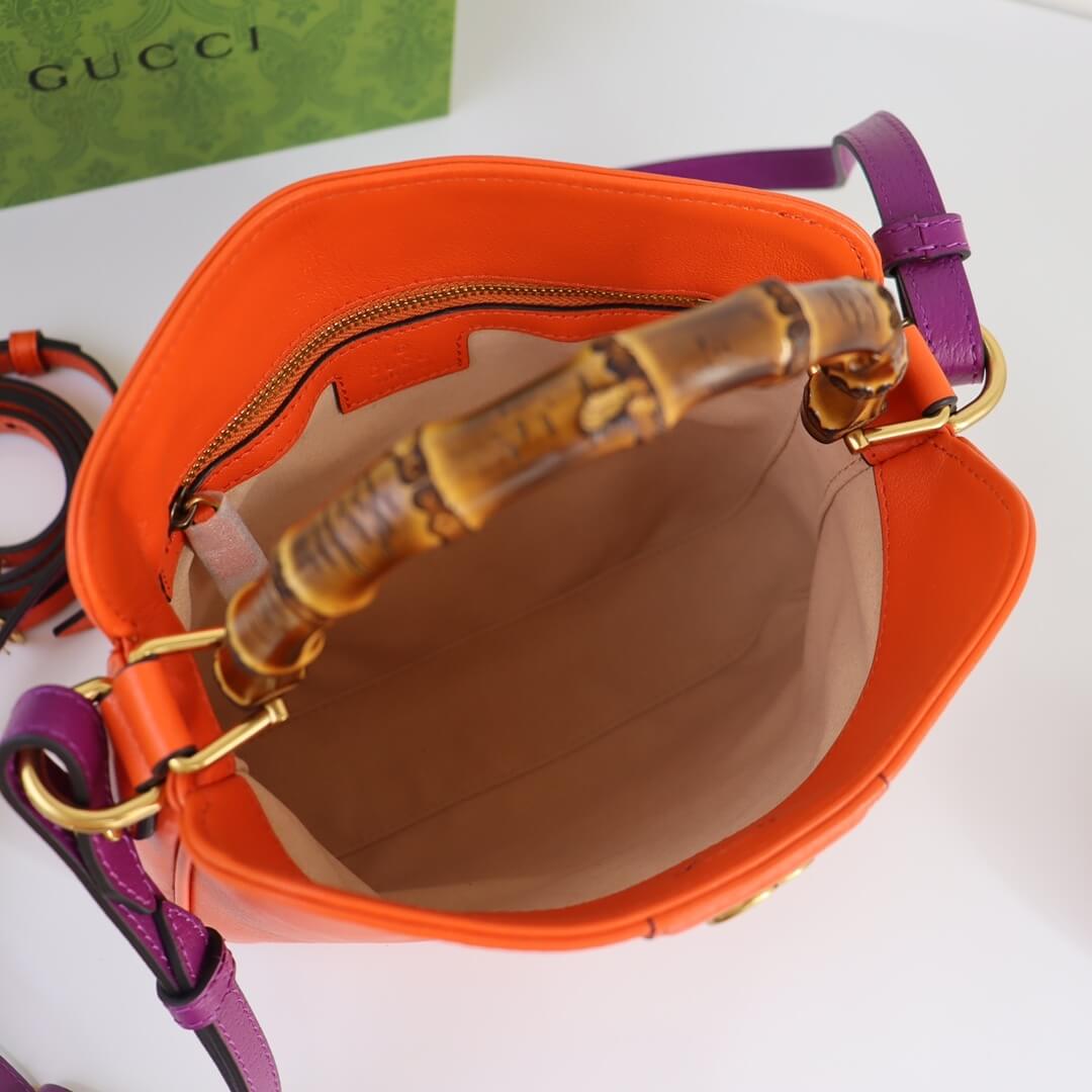 G*u*i diana bamboo small shoulder bag