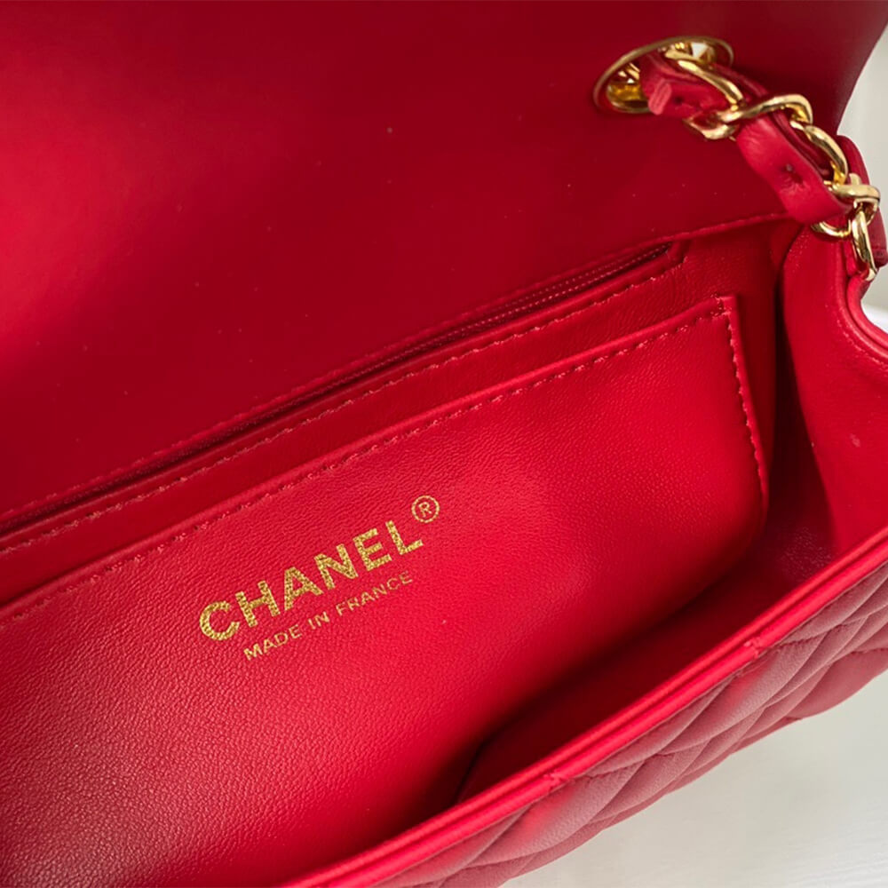 Ch*el mini flap bag(high-end grade)